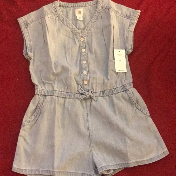 GAP Other - ❌SOLD❌ New Gap Baby Denim Romper -4T